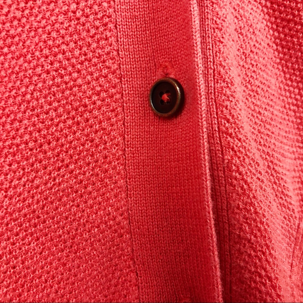 MADEWELL Orange Knitted Button Cardigan XS - Picture 3 of 7